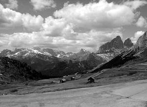 Blick vom Passo Pordoi